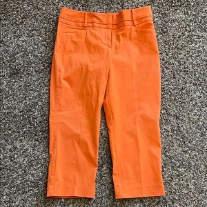 Orange Women's crop pants